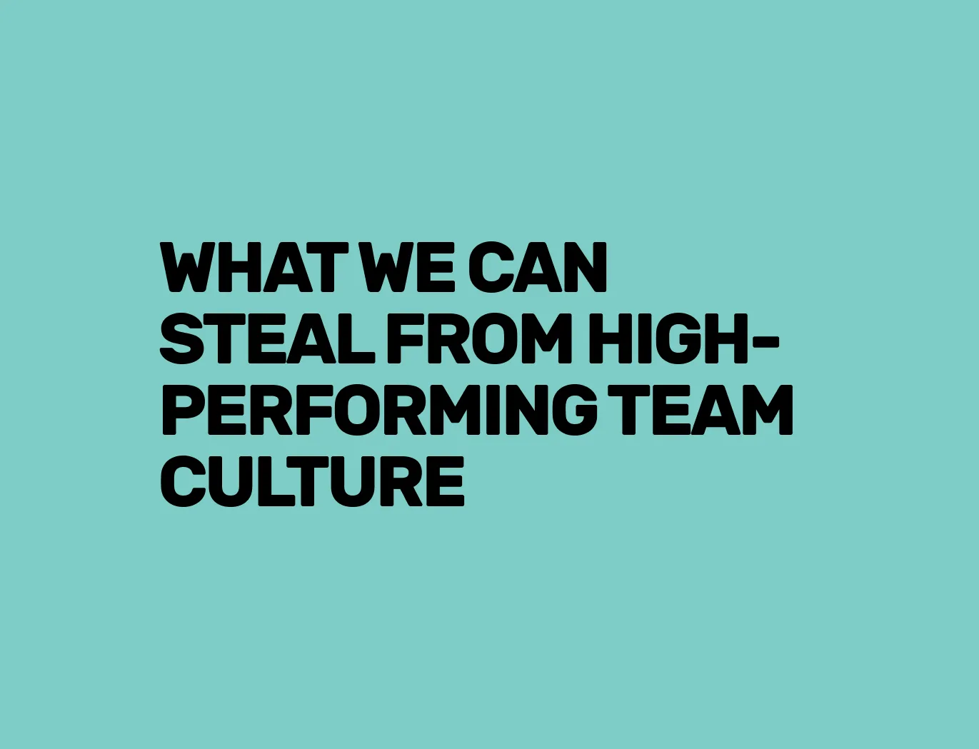 Illustrated comparison of rural town and team culture