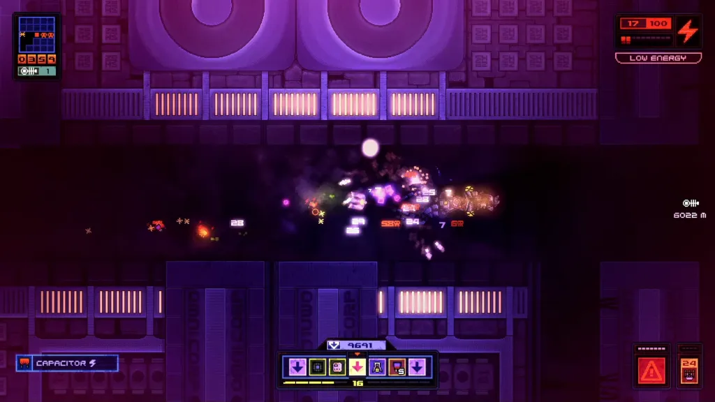 Devoid gameplay showing a boss fight in the Broodmother's Lair