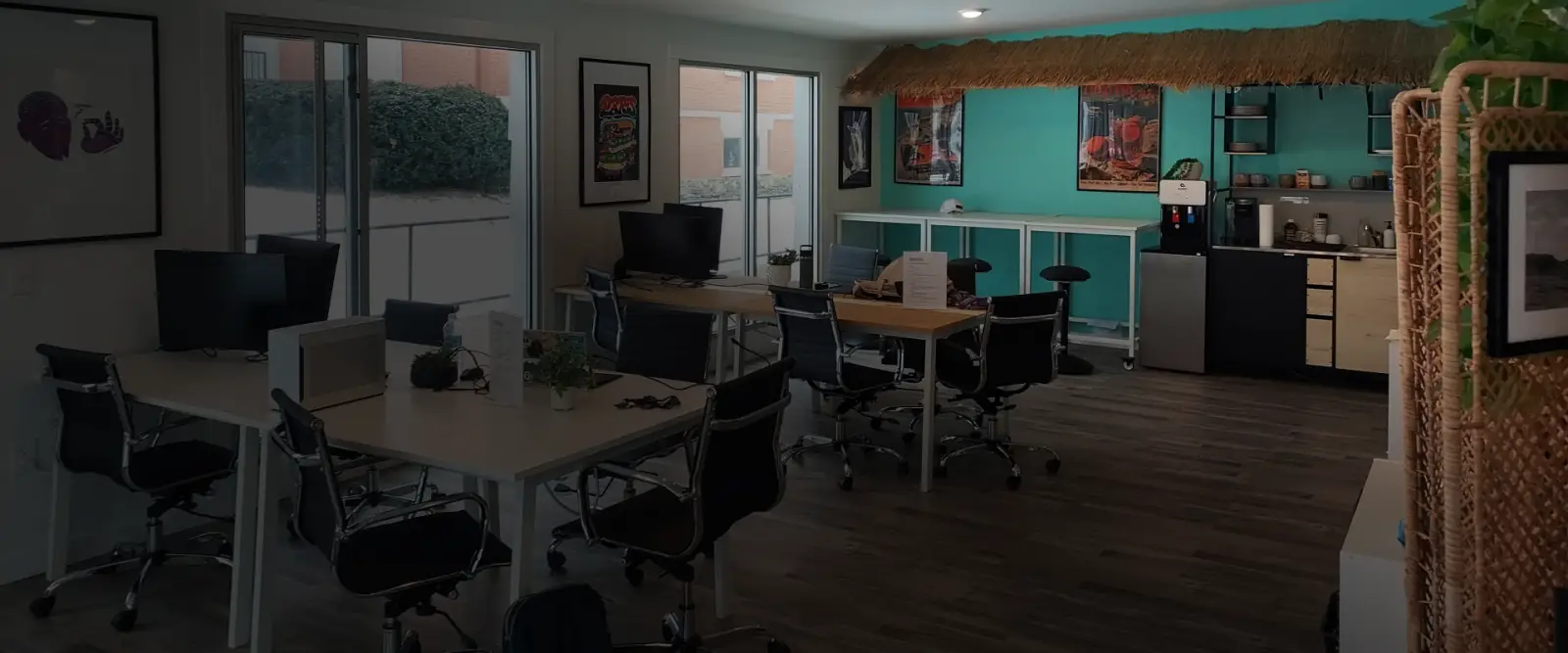 The shared workspace inside The Valley Hub